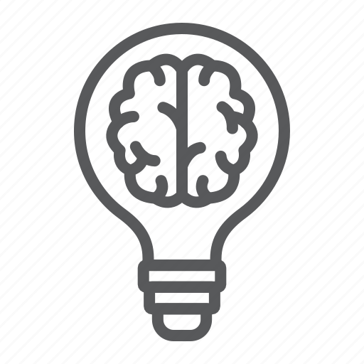 Creative, brain, idea, lightbulb, thinking, light, bulb icon - Download on Iconfinder