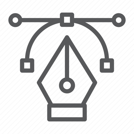 Curvature, tool, graphic, design, designer, pen icon - Download on Iconfinder