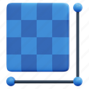 grid, design, table, rectangles, interface, ui, web, 3d 