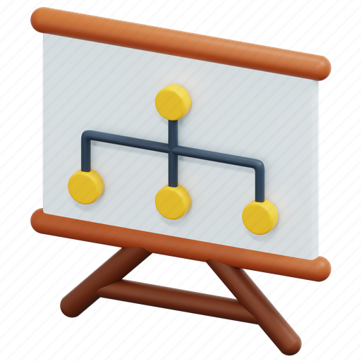 Flowchart, business, diagram, workflow, process, chart, planning 3D illustration - Download on Iconfinder