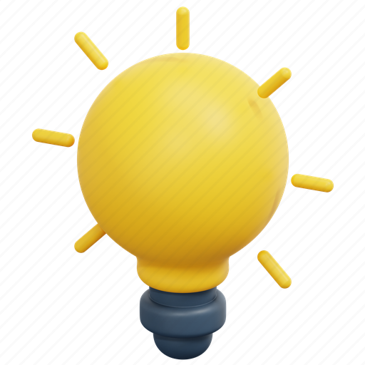 Ideate, idea, thinking, design, process, 3d 3D illustration - Download on Iconfinder
