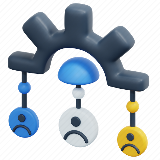 Manage, team, management, teamwork, gear, group, partner 3D illustration - Download on Iconfinder