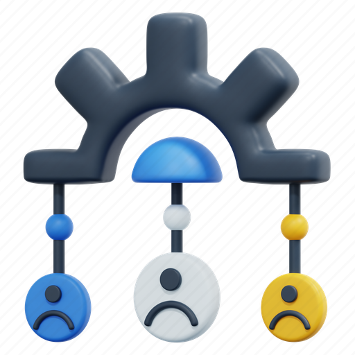 Manage, team, management, teamwork, gear, partner, network 3D illustration - Download on Iconfinder