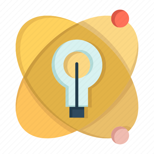 Atom, bulb, education, nuclear icon - Download on Iconfinder