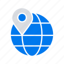 globe, internet, location, map
