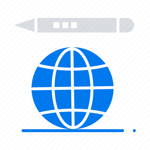 Education, globe, pencil, world icon - Download on Iconfinder
