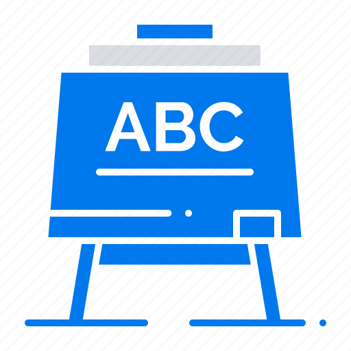 Abc, board, learining, teacher icon - Download on Iconfinder