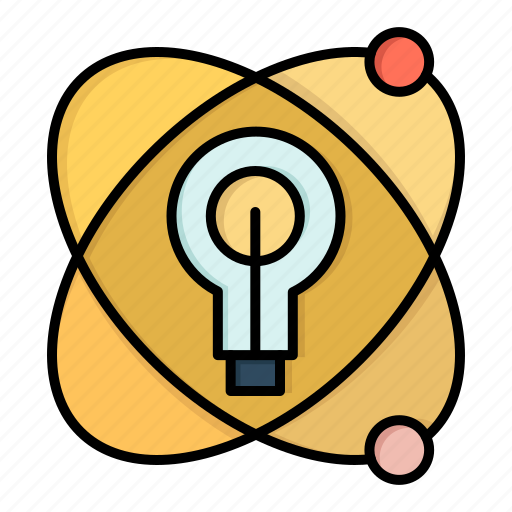 Atom, bulb, education, nuclear icon - Download on Iconfinder