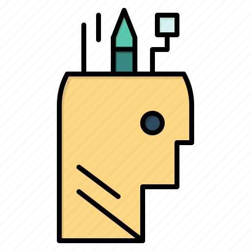 Education, head, pen, school icon - Download on Iconfinder
