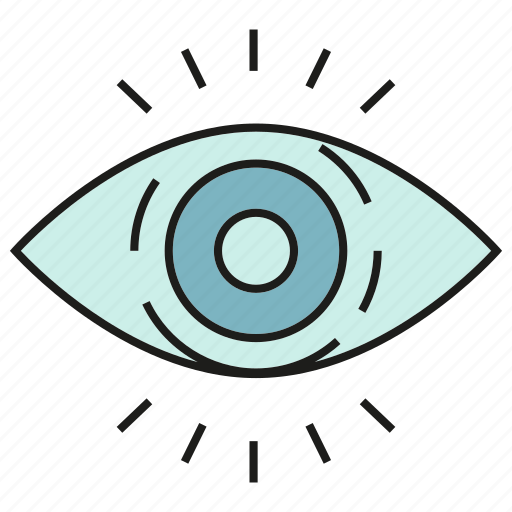 Eye, iris, look, view, watch icon - Download on Iconfinder