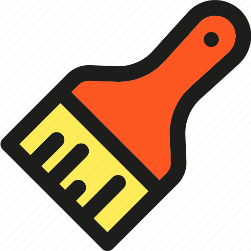 Brush, art, equipment, graphic, paint, repair, tool icon - Download on Iconfinder