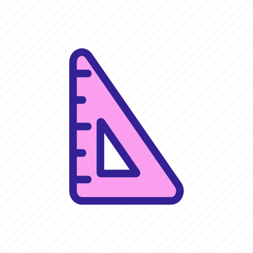 Abstract, concept, contour, line, tools, travel, triangle icon - Download on Iconfinder