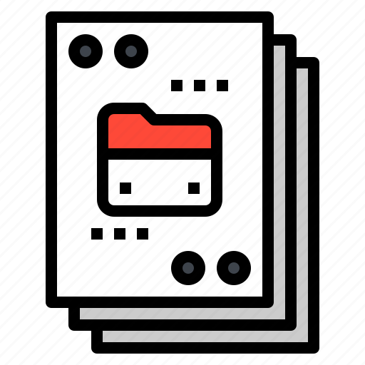 Data, document, file, folder, paper icon - Download on Iconfinder