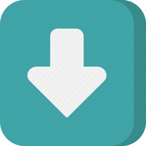 Arrow, down, download, file, import, interface, save icon - Download on Iconfinder
