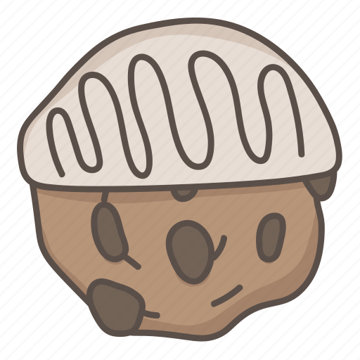 Cookie, white, chocolate, dessert, sweet, treat icon - Download on Iconfinder