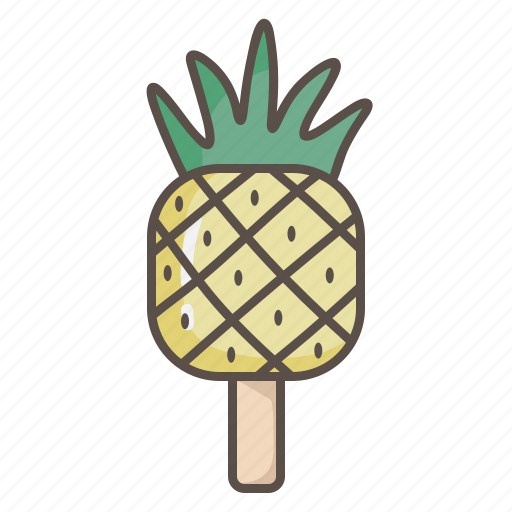 Icecream, popsicle, pineapple, dessert, sweet, treat icon - Download on Iconfinder