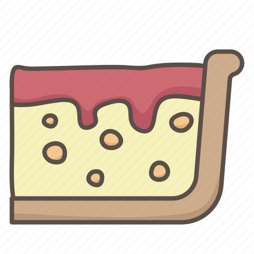 Pie, tart, strawberry, cheese, cake, dessert, sweet icon - Download on Iconfinder