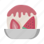 bingsu, ice, fruits, dessert, sweet, strawberry, watermelon 