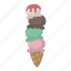 icecream, cone, scoop, scoops, dessert, sweet, treat 