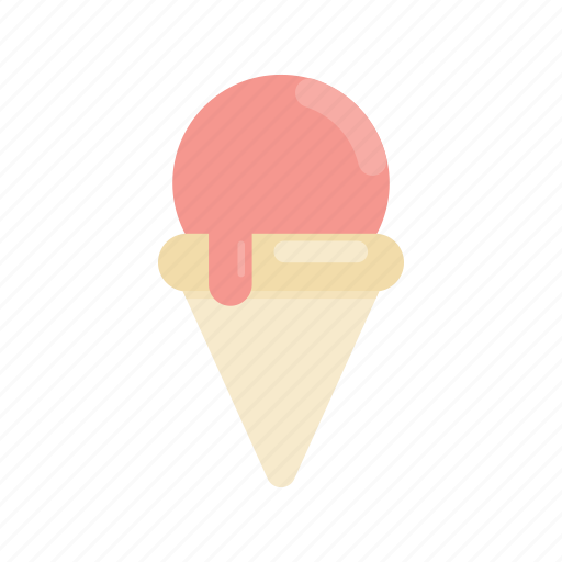 Cone, cream, dessert, food, ice, sweet icon - Download on Iconfinder
