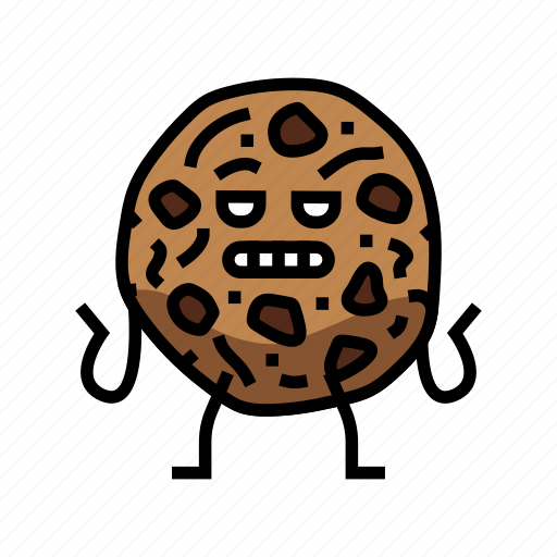 Chocolate, cookie, dessert, character, food, cake icon - Download on Iconfinder