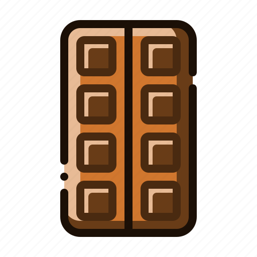 Chocolate, dessert, food, sweet, chocolate bar icon - Download on Iconfinder