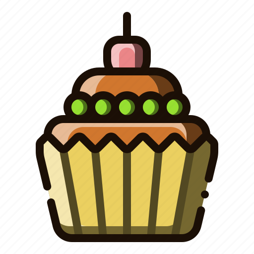 Bakery, cake, cupcake, dessert, food icon - Download on Iconfinder