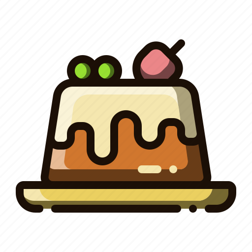 Cake, dessert, food, pudding, mousse cake icon - Download on Iconfinder