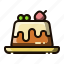 cake, dessert, food, pudding, mousse cake 