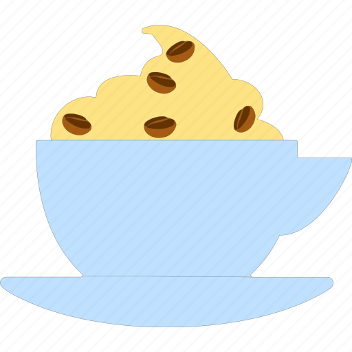 Caffe late, coffie, cream cofee, cup icon - Download on Iconfinder
