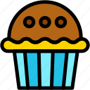 muffin, dessert, food, restaurant, baker