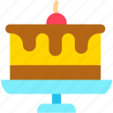 cake, desserts, food, sweet, piece