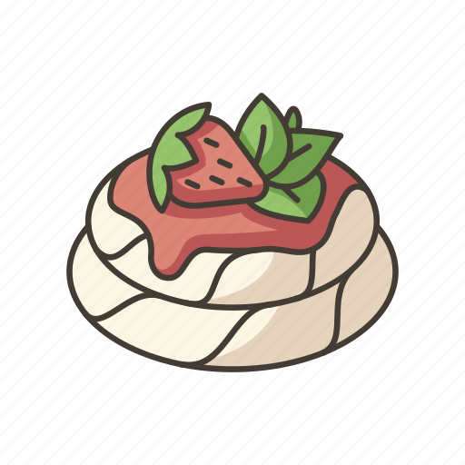 Cake, meringue dessert, pavlova icon, pavlova icon - Download on Iconfinder