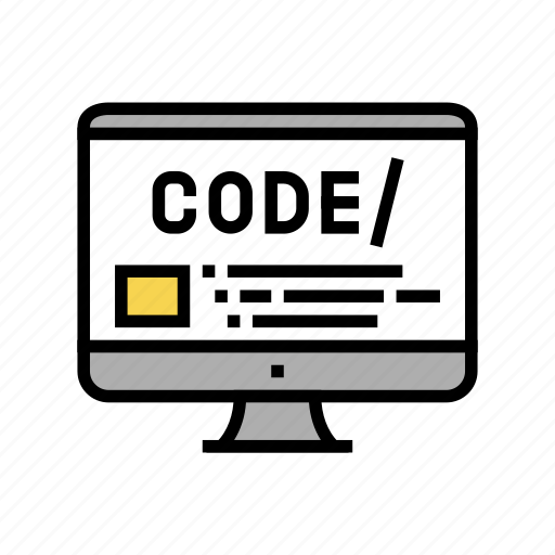 Code, computer, screen, dev, occupation, application icon - Download on Iconfinder
