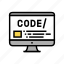 code, computer, screen, dev, occupation, application 