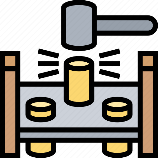 Hammering, bench, pounding, shape, sorter icon - Download on Iconfinder
