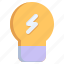 bulb, electricity, idea, lamp, light 
