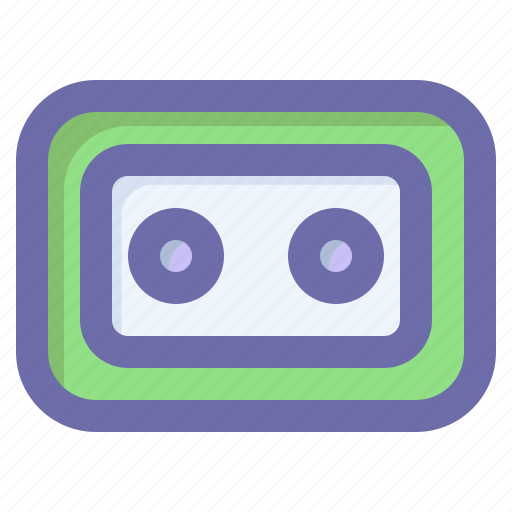 Audio, cassette, music, tape, vintage icon - Download on Iconfinder