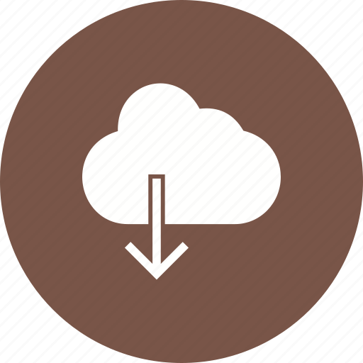Arrow, cloud, cloud computing, data, download, storage, technology icon - Download on Iconfinder