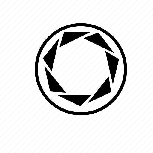 Open, black, .svg, shutter icon - Download on Iconfinder