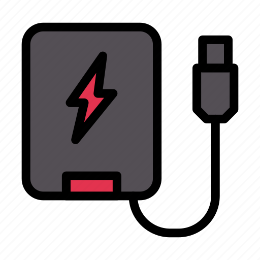 Powerbank, power, device, charger, usb icon - Download on Iconfinder