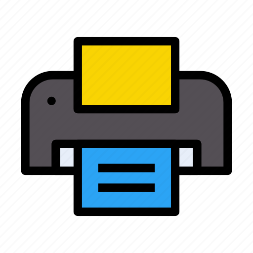 Print, printer, device, fax, copy icon - Download on Iconfinder