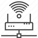 router, internet, signal, wave, connect, network, wi, fi