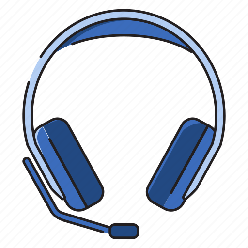 Headphone, microphone, headset, mic icon - Download on Iconfinder