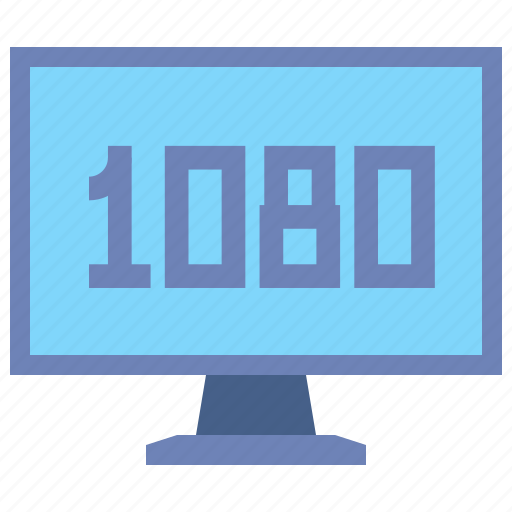 1080p, monitor, computer icon - Download on Iconfinder