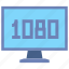1080p, monitor, computer 