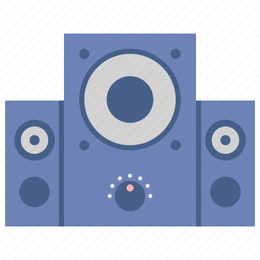 Speakers, bass, loudspeaker icon - Download on Iconfinder
