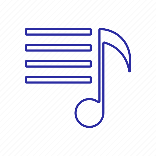 Melody, note, sing, song icon - Download on Iconfinder