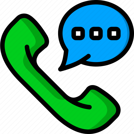 Communication, dialogue, discussion, message, phone icon
