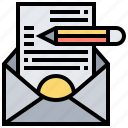 dialogue, document, envelope, letter, mail 